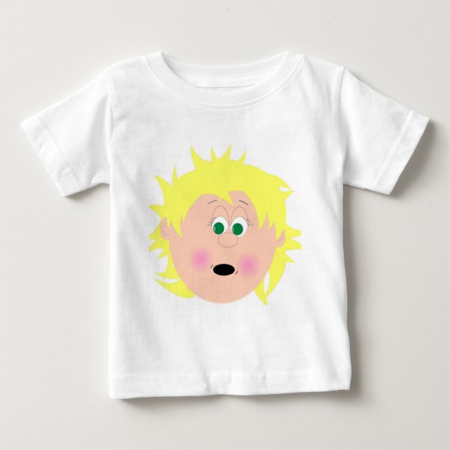 T-shirt Pour Bébé Visages et graphismes amusants pour les enfants (Devant)