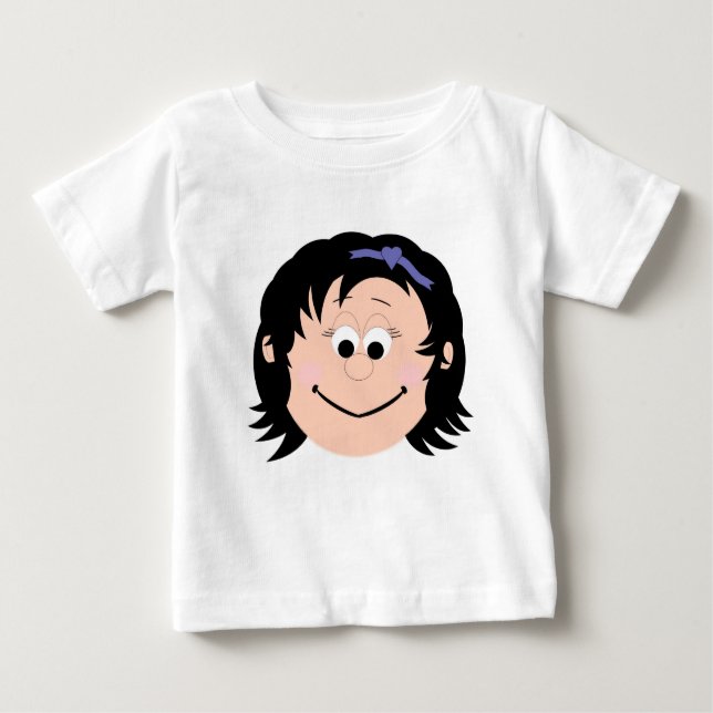 T-shirt Pour Bébé Visages et graphismes amusants pour les enfants (Devant)