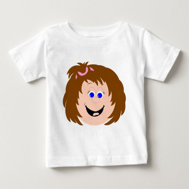 T-shirt Pour Bébé Visages et graphismes amusants pour les enfants (Devant)
