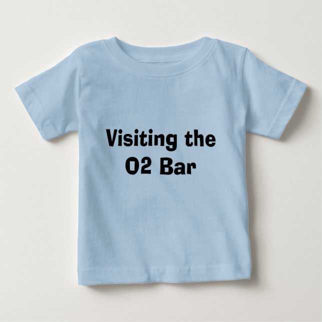 T-shirt Pour Bébé Visite de la barre O2 (Devant)