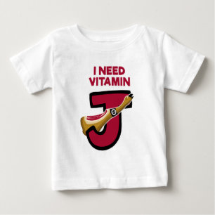 T-shirt Pour Bébé Vitamine J