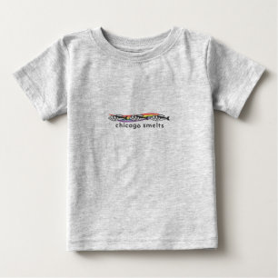 T-shirt Pour Bébé Vitesse de bébé d'éperlan
