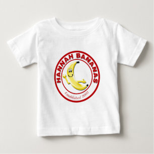 T-shirt Pour Bébé Vitesse de restaurant de bananes de Hannah