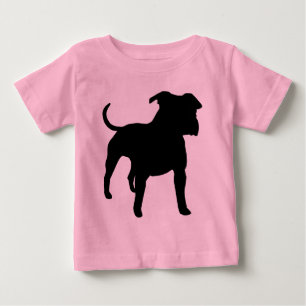 T-shirt Pour Bébé Vitesse du Staffordshire Terrier américain