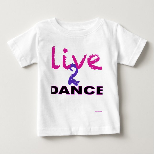 T-shirt Pour Bébé Vivent la danse 2 (Devant)