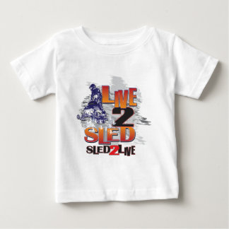 T-shirt Pour Bébé Vivre pour glisser glisser pour vivre