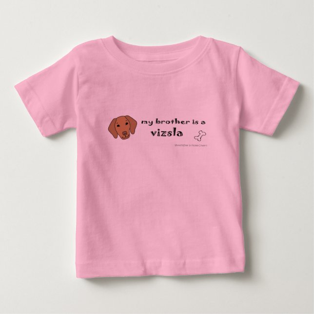 T-shirt Pour Bébé VizslaFrère (Devant)