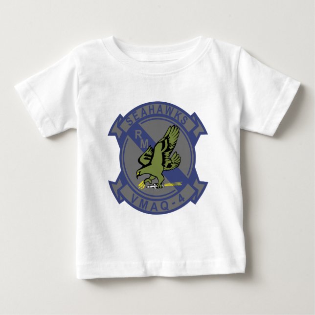 T-shirt Pour Bébé VMAQ-4 Seahwks (Devant)