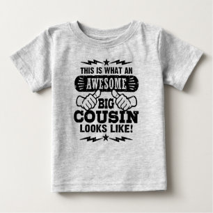 T-shirt Pour Bébé Voici À Quoi Ressemble Une Grande Cousine Épatante