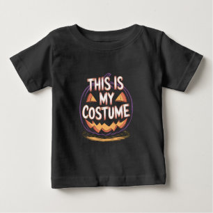 T-shirt Pour Bébé Voici mon costume Halloween