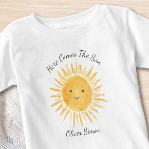 T-shirt Pour Bébé Voici venir le fils
