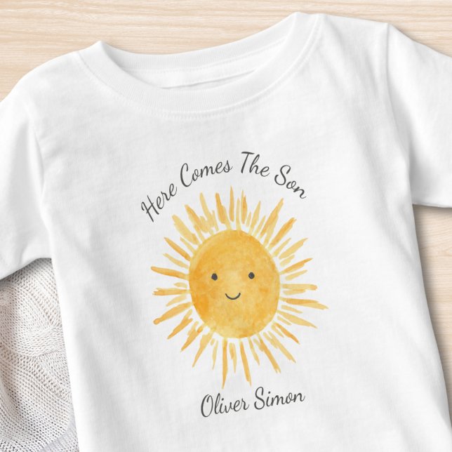 T-shirt Pour Bébé Voici venir le fils (Créateur téléchargé)
