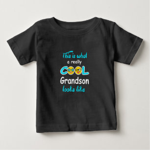 T-shirt Pour Bébé Voilà À Quoi Ressemble Grandson Vraiment Cool