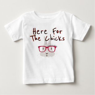 T-shirt Pour Bébé Voilà pour les poussins ! Lapin de printemps de Pâ