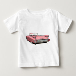 T-shirt Pour Bébé Voiture 1959 rose de Cadillac
