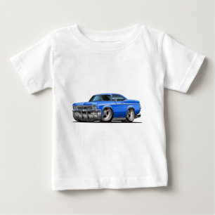 T-shirt Pour Bébé Voiture 1965-66 de bleu d'impala