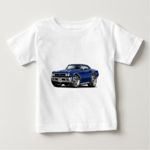 T-shirt Pour Bébé Voiture 1966 bleu-foncé de Chevelle
