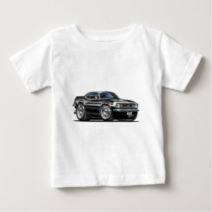 T-shirt Pour Bébé Voiture 1968 Noir-Blanche de Camaro