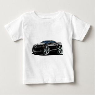 T-shirt Pour Bébé Voiture 2010-12 Noir-Blanche de Camaro