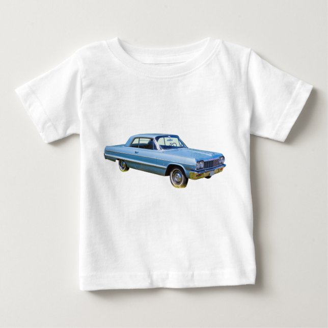 T-shirt Pour Bébé Voiture ancienne 1964 de Chevrolet Impala (Devant)
