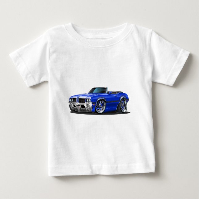 T-shirt Pour Bébé Voiture de bleu de sabre d'abordage d'Olds (Devant)