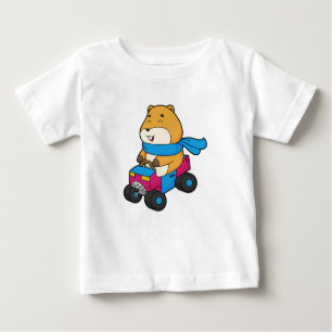 T-shirt Pour Bébé Voiture Hamster