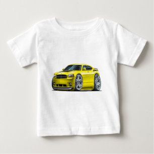 T-shirt Pour Bébé Voiture jaune de Daytona de chargeur de Dodge