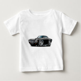 T-shirt Pour Bébé Voiture noire Impala 1969