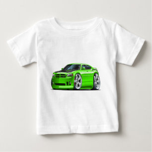 T-shirt Pour Bébé Voiture superbe de vert d'abeille de chargeur de