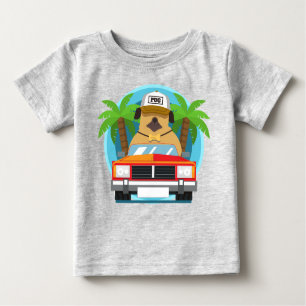 T-shirt Pour Bébé Voitures pour enfants Racing Funny Bumper Retro Mè