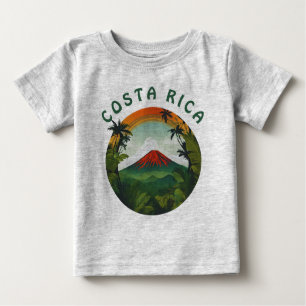 T-shirt Pour Bébé Volcan sur mesure du Costa Rica