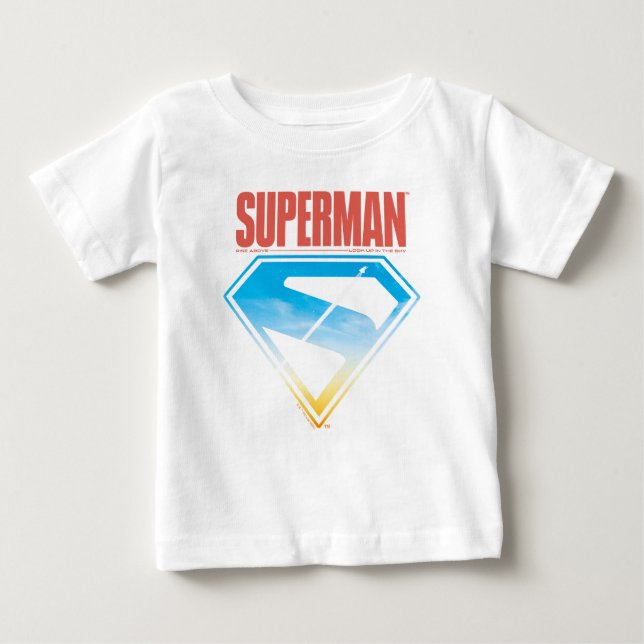 T-shirt Pour Bébé Voler à travers le bouclier S (Devant)