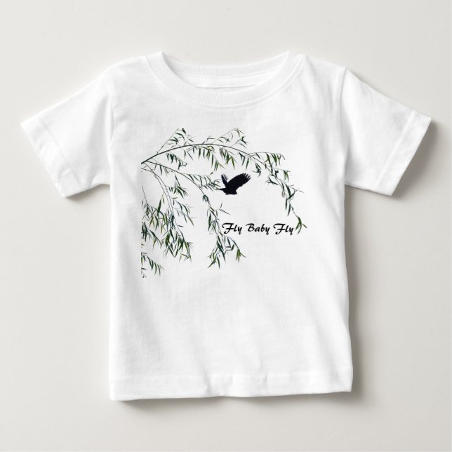 T-shirt Pour Bébé Voler Bébé Vol (Devant)