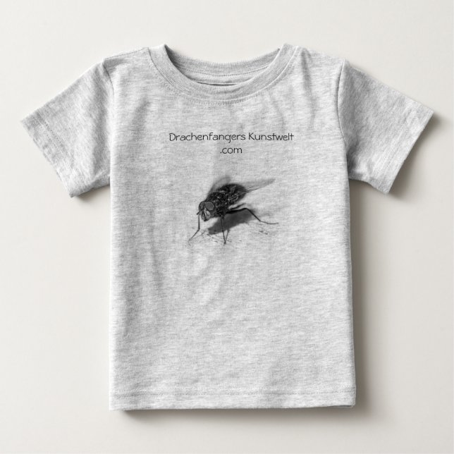 T-shirt Pour Bébé Voler par (k) (Devant)