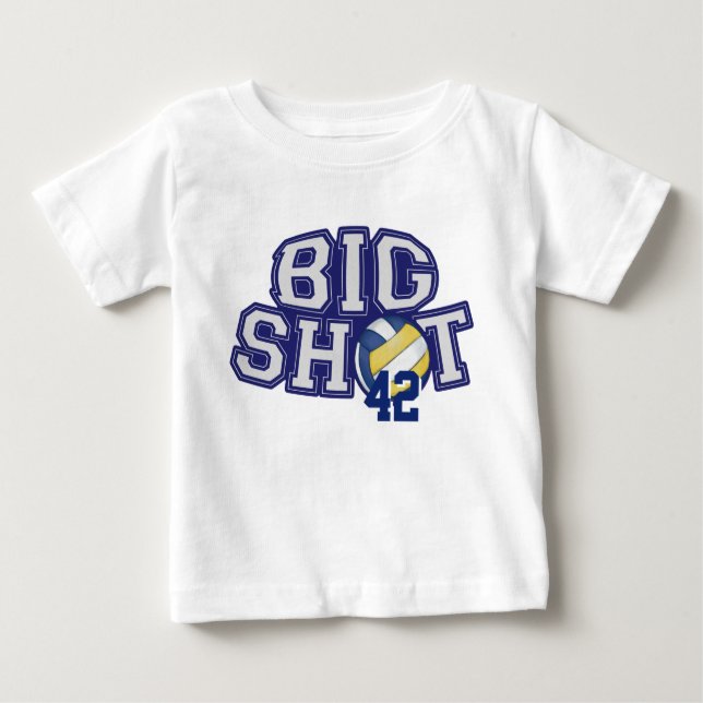 T-shirt Pour Bébé Volley-ball Big Shot (Devant)