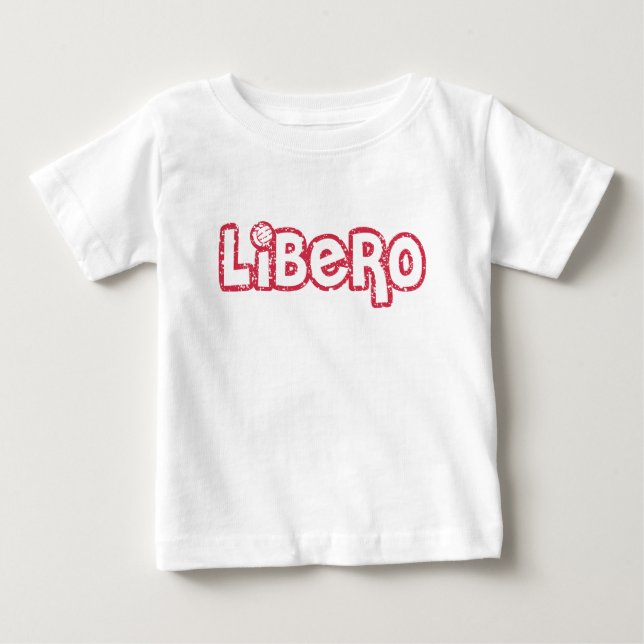 T-shirt Pour Bébé Volley-ball Libero (Devant)