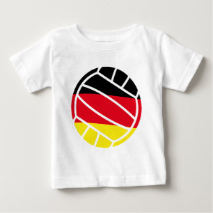 T-shirt Pour Bébé volleyball allemand