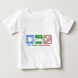 T-shirt Pour Bébé volleyball drôle