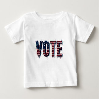 T-shirt Pour Bébé Vote Élection américaine 2024
