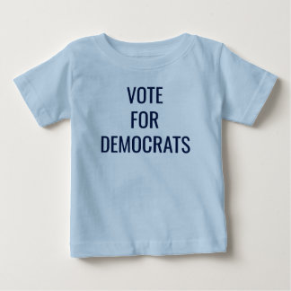 T-shirt Pour Bébé Vote pour Démocrate