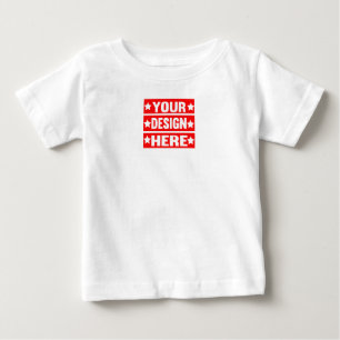 T-shirt Pour Bébé Votre conception ici personnalisée
