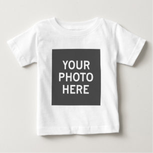 T-shirt Pour Bébé Votre Photo Ici