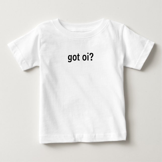 T-shirt Pour Bébé vous avez du pétrole ? (Devant)