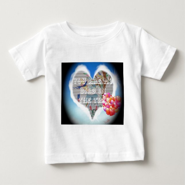 T-shirt Pour Bébé Vous êtes mon oiseau dans les arbres.png (Devant)