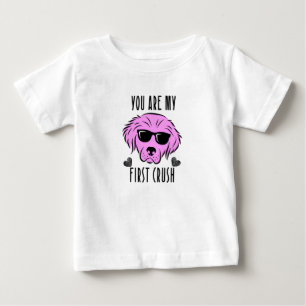 T-shirt Pour Bébé Vous êtes mon premier brosse" T-shirt bébé