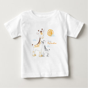 T-shirt Pour Bébé Vous êtes mon soleil
