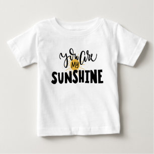 T-shirt Pour Bébé Vous êtes mon soleil