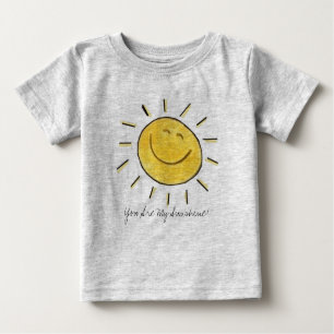 T-shirt Pour Bébé Vous êtes mon soleil ! Chemise infantile