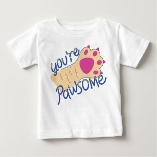 T-shirt Pour Bébé Vous Êtes Pawsome : Minuscule Édition Tail-Wagger