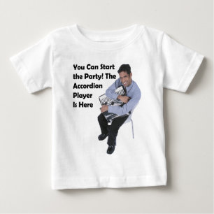 T-shirt Pour Bébé Vous pouvez commencer la partie ! (Accordéon)